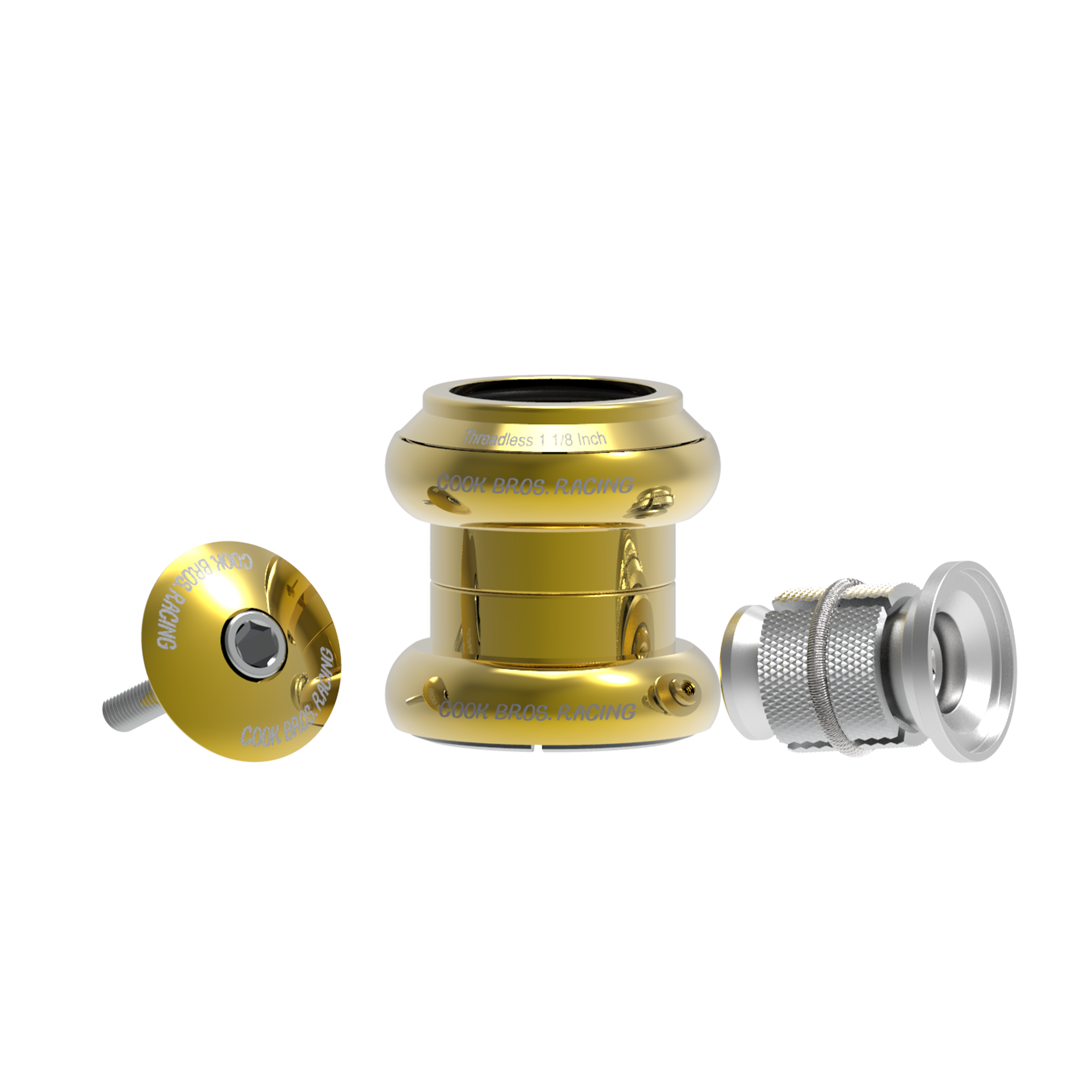 thumbnail image 2 of Cook Bros Racing Stainless Steel Headset – 1 1/8 Threadless – BMX Bike Headsets 2 of 4