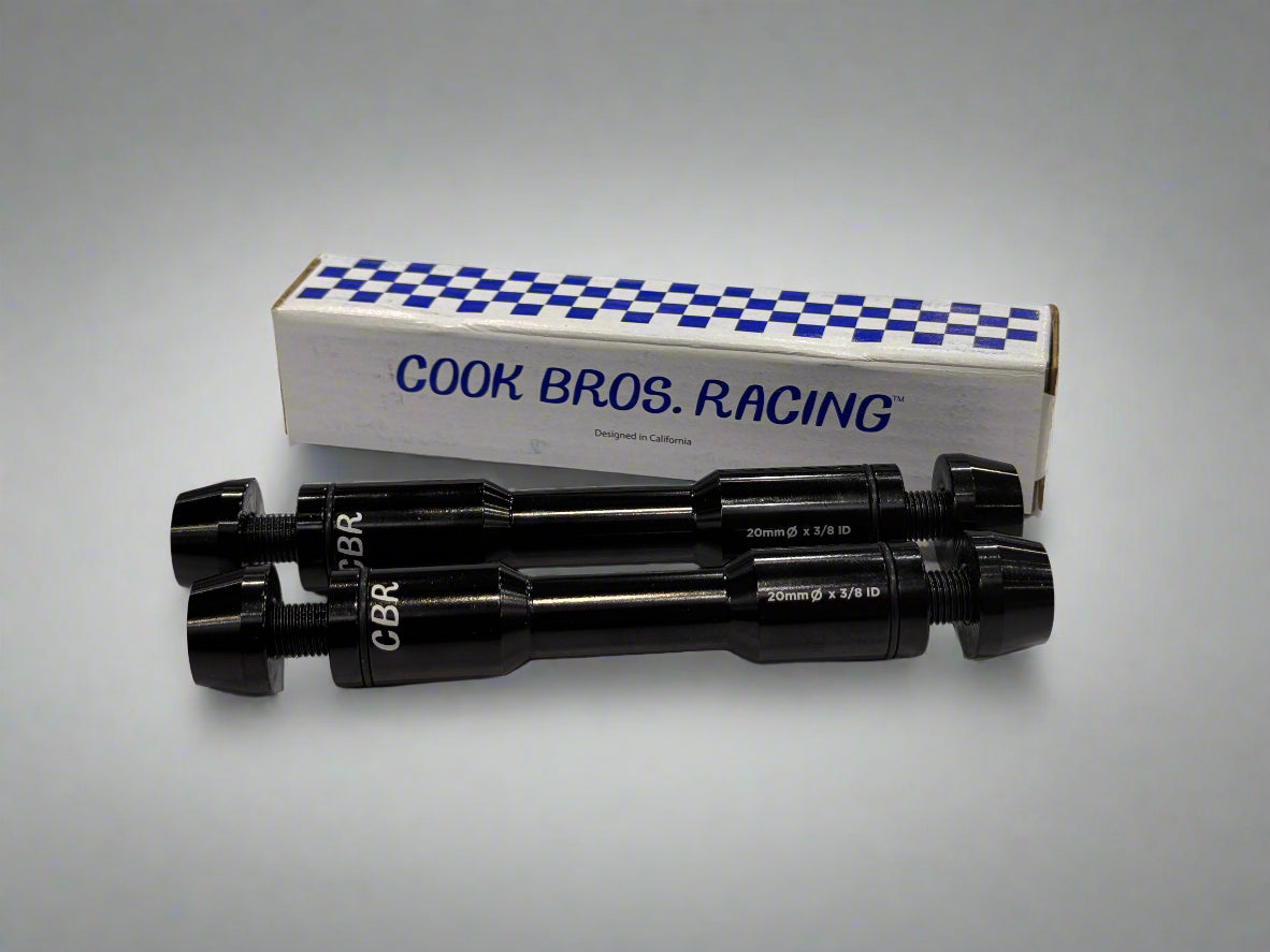 Cook Bros Racing CHEATER Axles 20mm-> 10mm