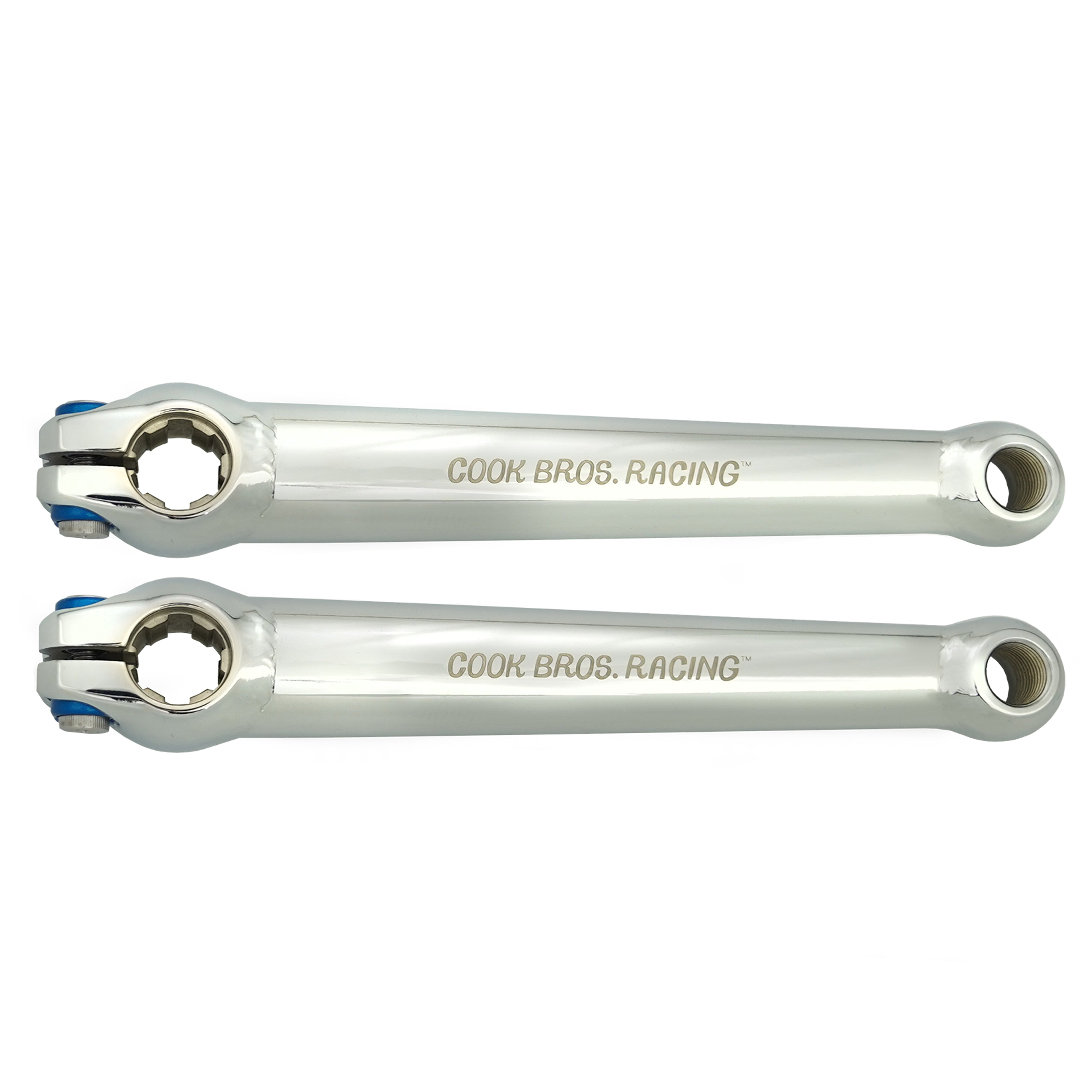 Cook Bros Racing Chromo "Dogbone" Crankset